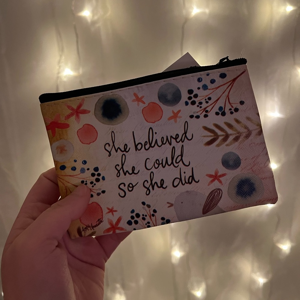 “So She Did” wallet